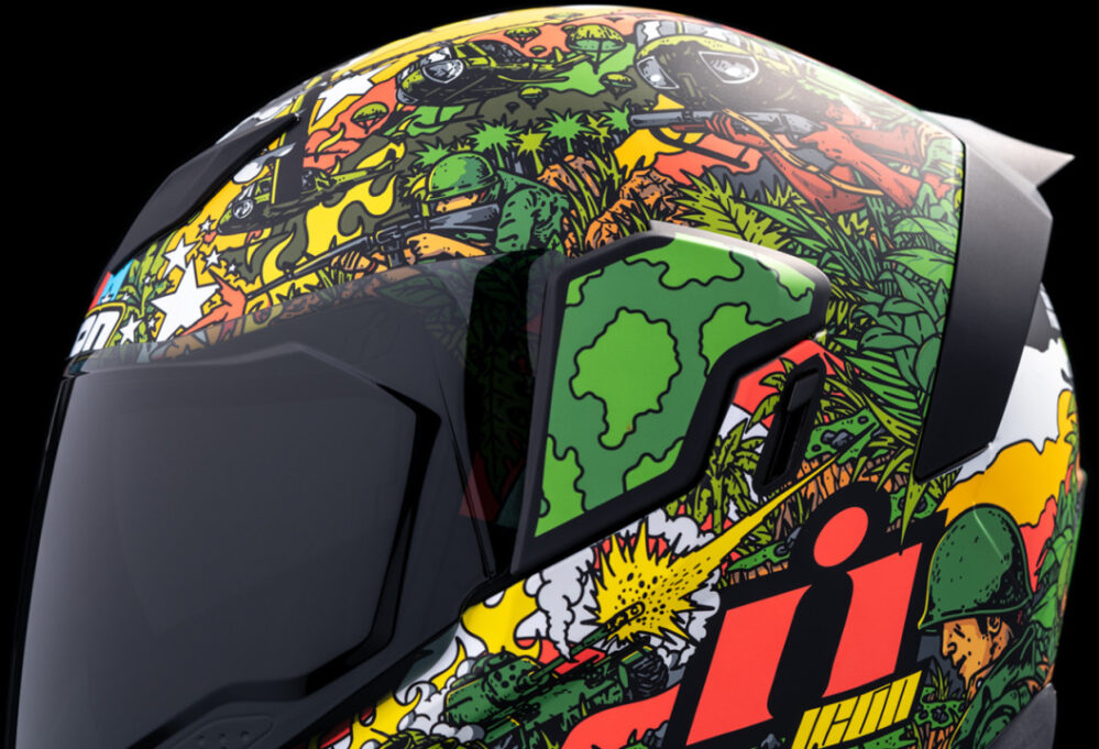 CASCO ICON AIRFLITE GP23 VERDE - Imagen 12