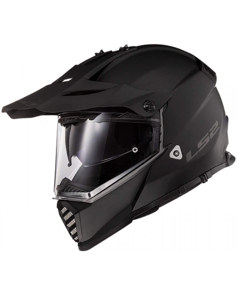 CASCO LS2 BLAZE BLAZE ADVENTURER NEGRO BRILLANTE NEGRO BRILLANTE