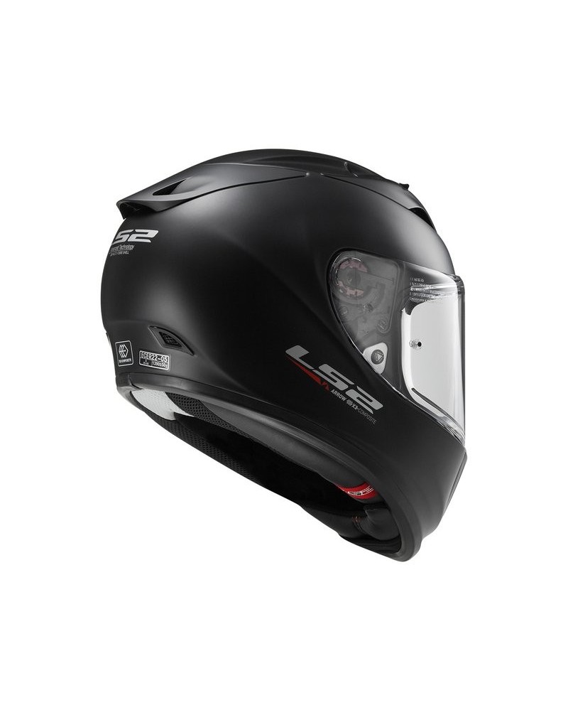 CASCO INTEGRAL LS2 ARROW EVO NEGRO MATE SOLIDO