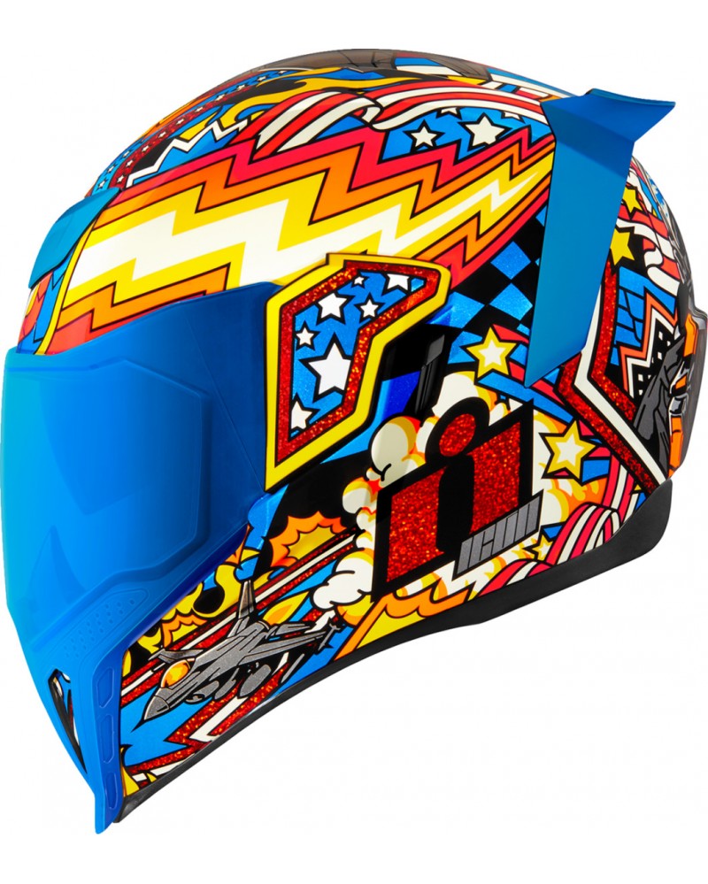 CASCO ICON AIRFLITE FLY BOY AZUL