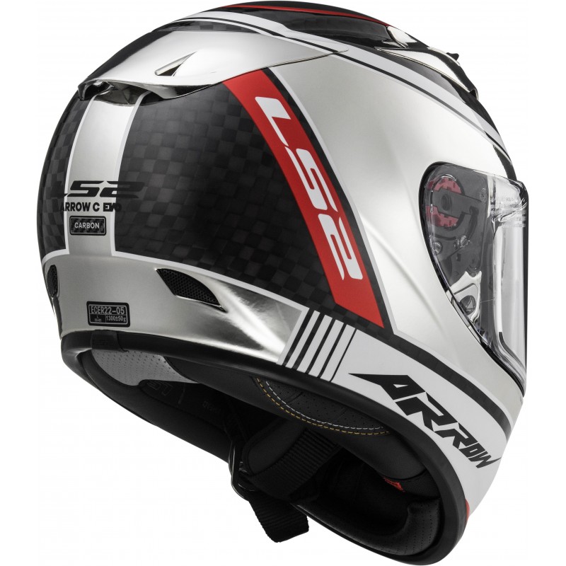 CASCO LS2 ARROW INDY CROMO