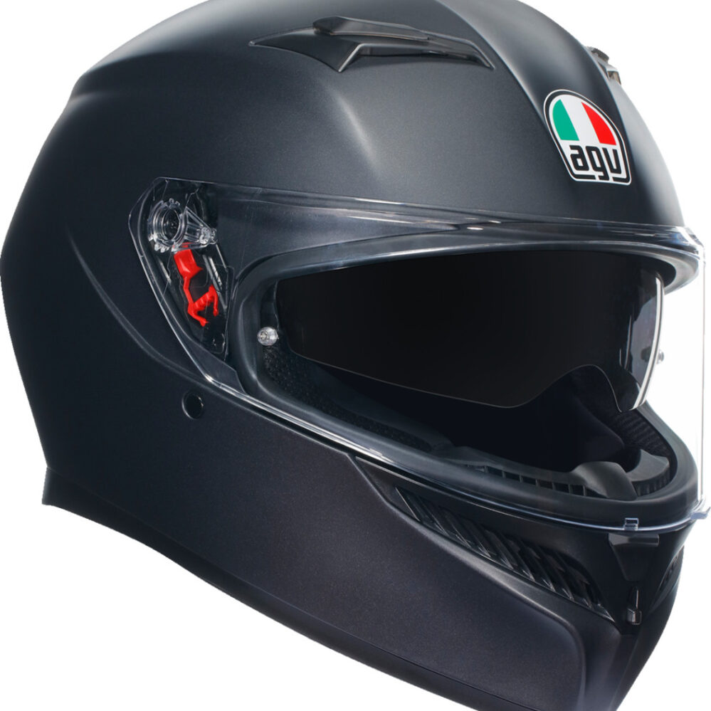 CASCO AGV K3 MONO NEGRO MATE