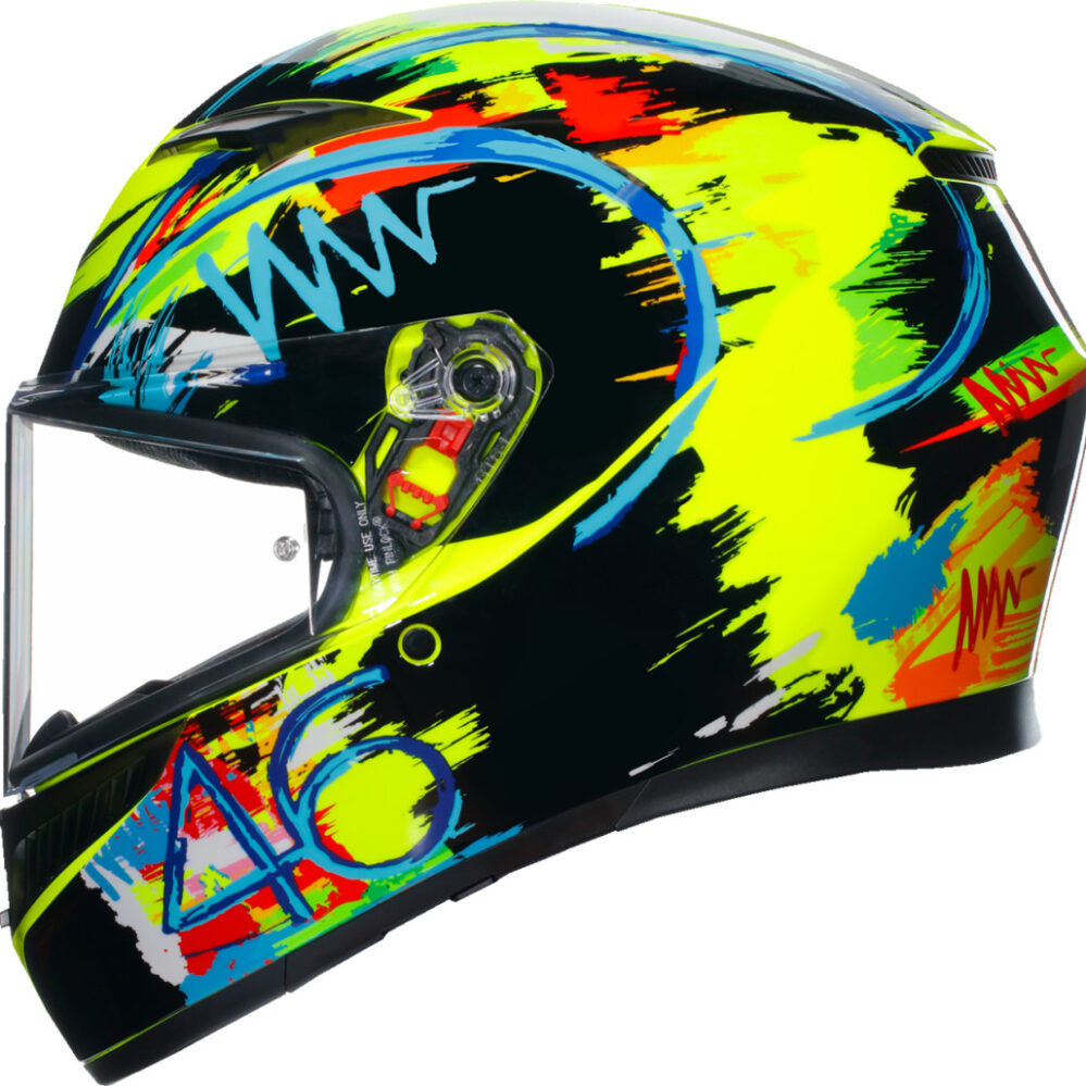 CASCO AGV K3 ROSSI WINTER TEST 2019