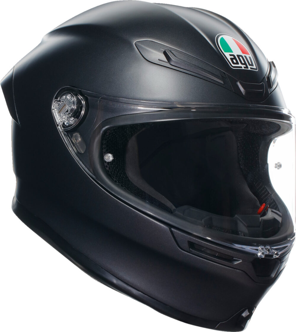 CASCO AGV K6S NEGRO MATE