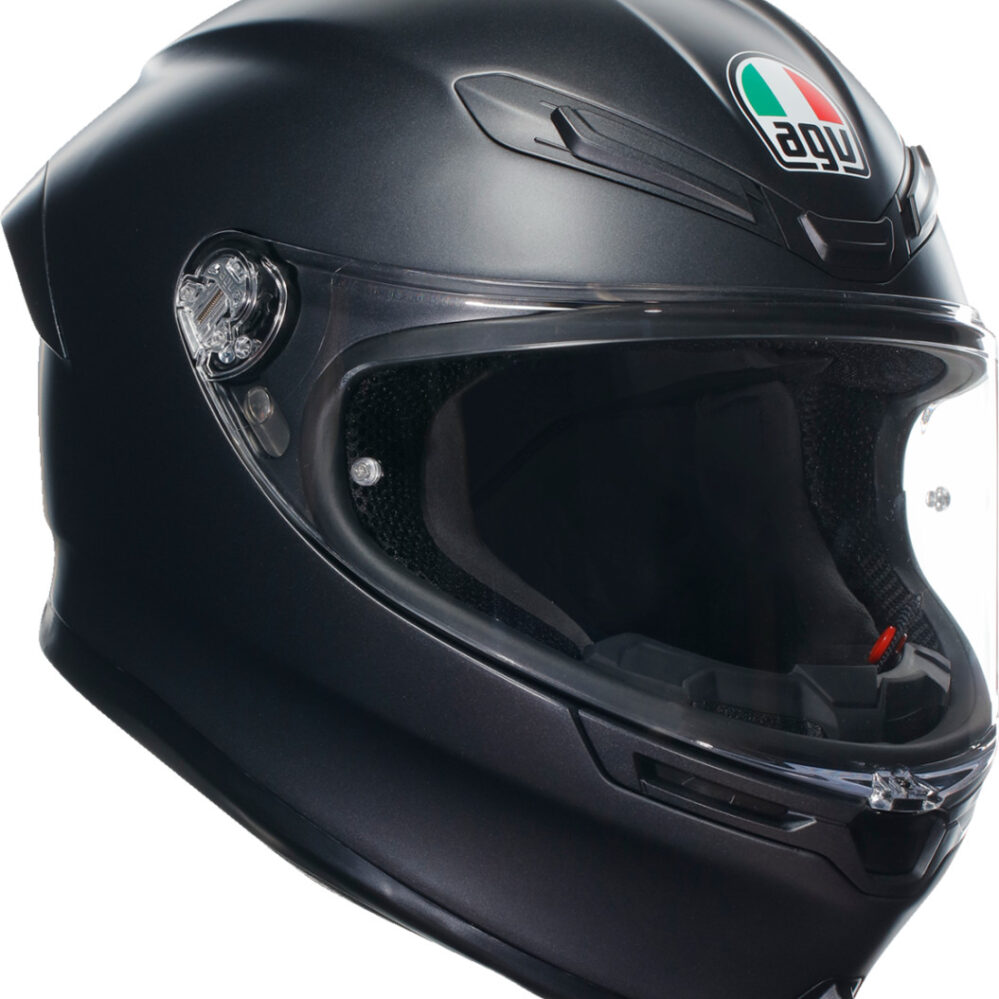 CASCO AGV K6S NEGRO MATE