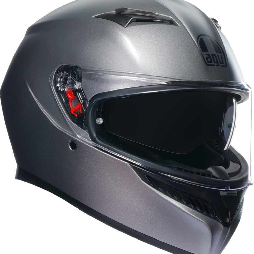 CASCO AGV K3 MONO RODIO GRIS MATE