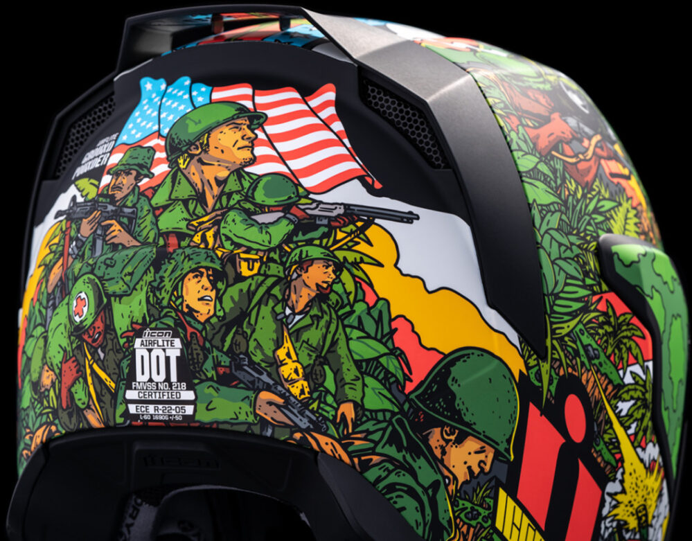 CASCO ICON AIRFLITE GP23 VERDE - Imagen 6