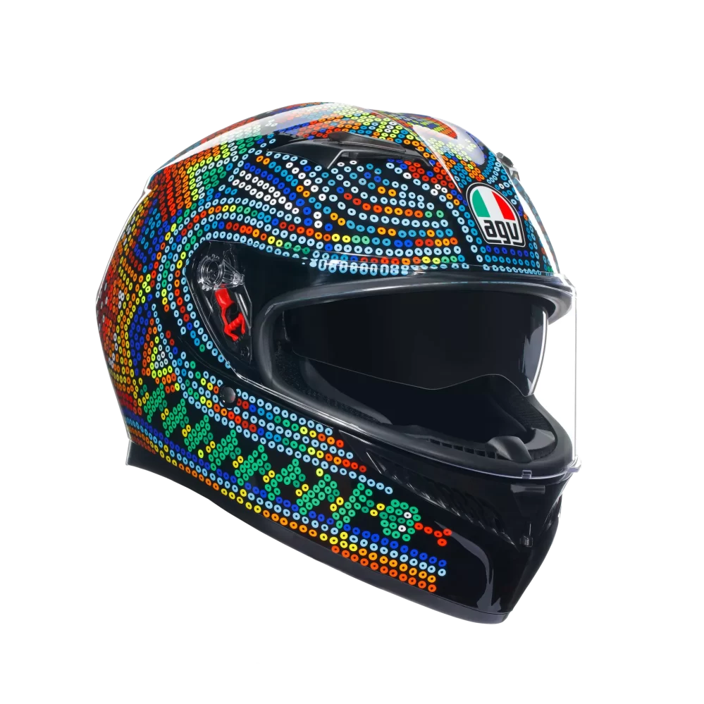 CASCO AGV K3 ROSSI WINTER TEST 2018