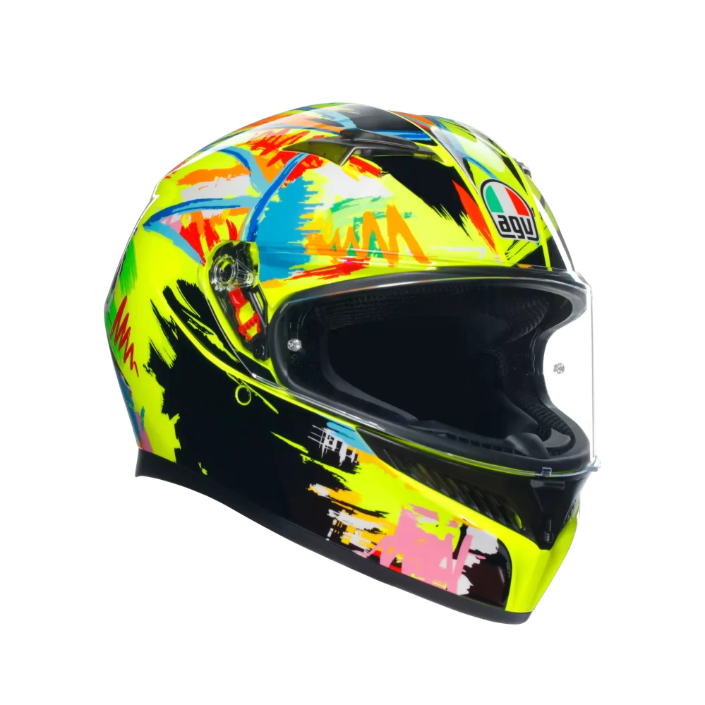 CASCO AGV K3 ROSSI WINTER TEST 2019