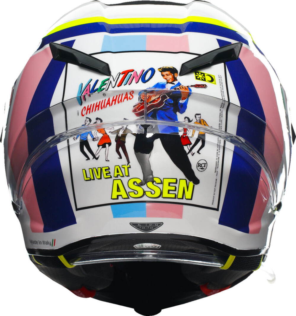 CASCO AGV PISTA GP RR ASSEN 2007 - Imagen 2