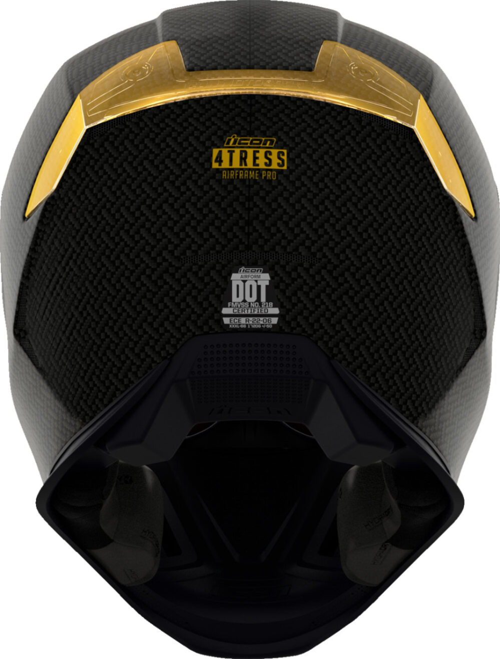 CASCO ICON AIRFRAME PRO CARBON 4TRESS AMARILLO - Imagen 5