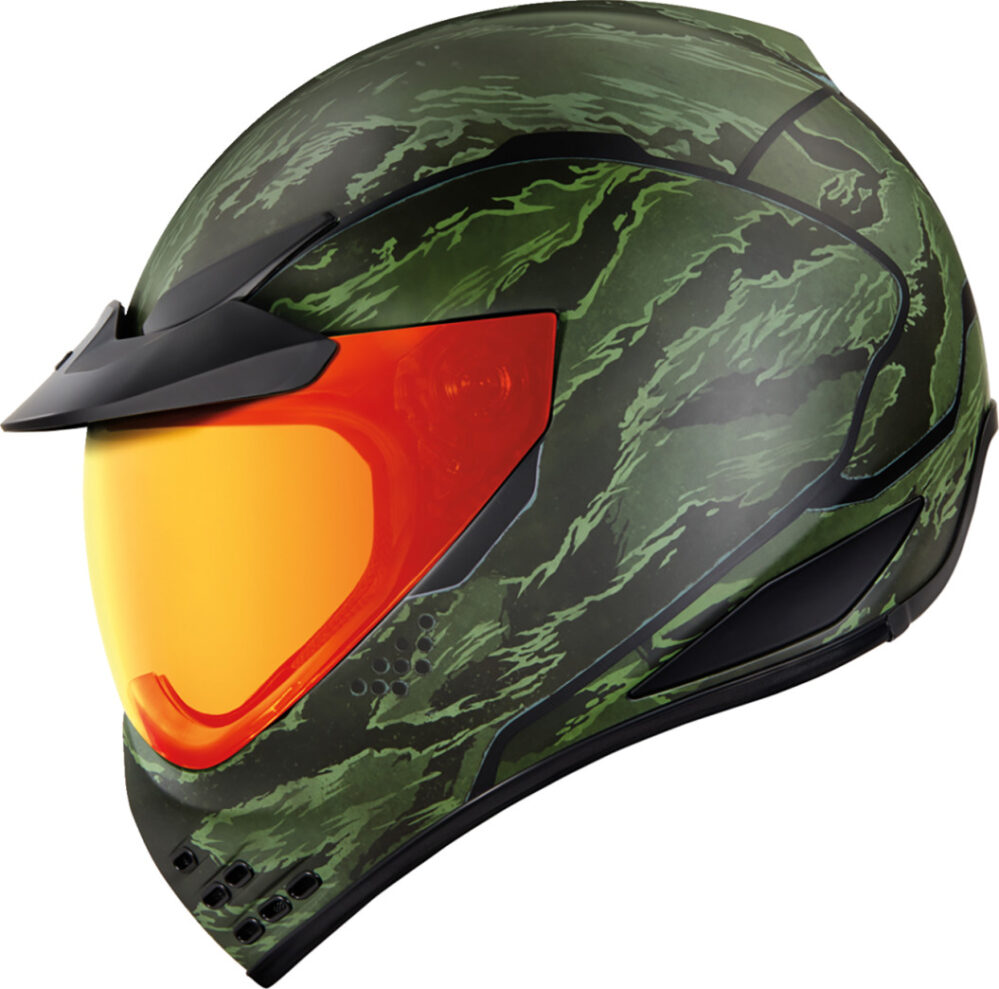 CASCO ICON DOMAIN TIGERBLOOD VERDE - Imagen 13