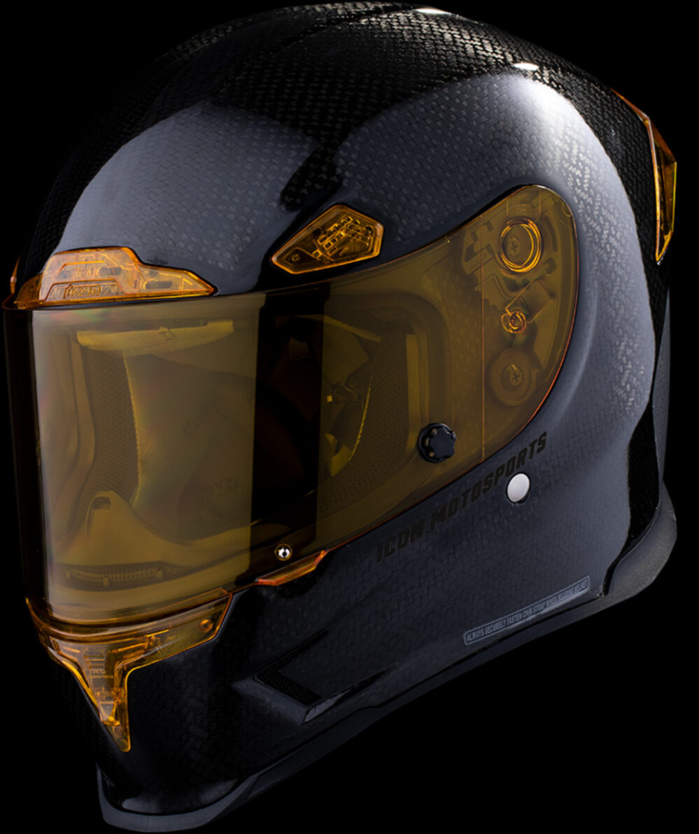 CASCO ICON AIRFRAME PRO CARBON 4TRESS AMARILLO - Imagen 7