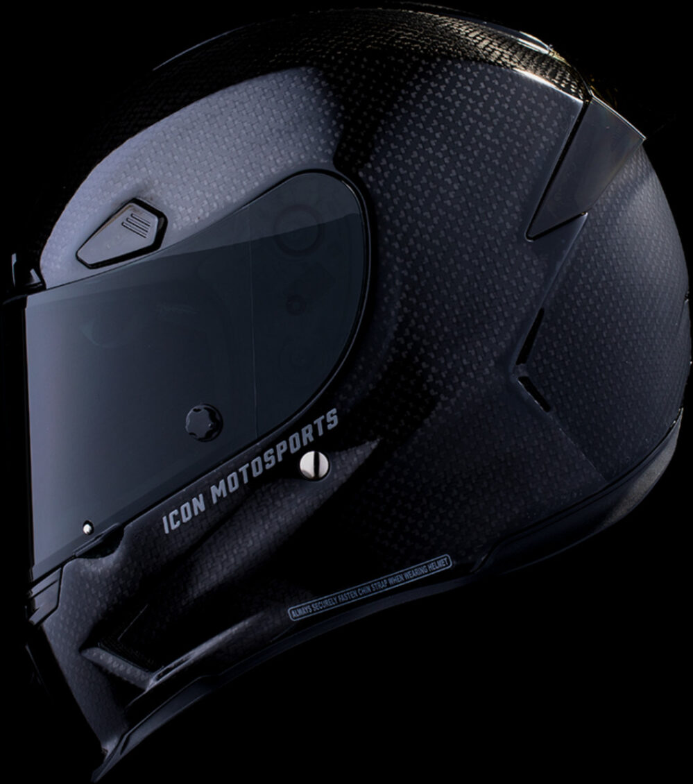 CASCO ICON AIRFRAME PRO CARBON 4TRESS NEGRO - Imagen 10