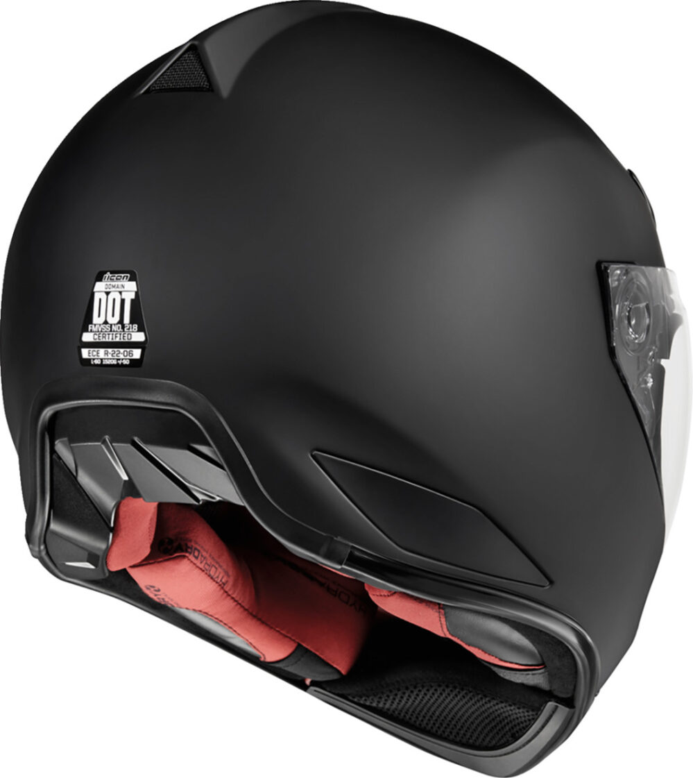 CASCO ICON DOMAIN RUBATONE NEGRO - Imagen 4