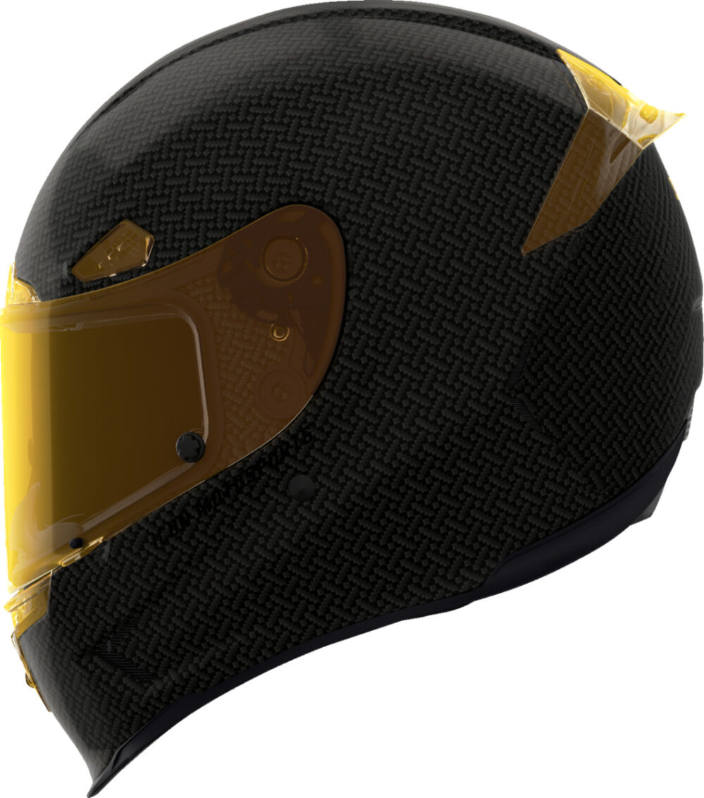 CASCO ICON AIRFRAME PRO CARBON 4TRESS AMARILLO - Imagen 2