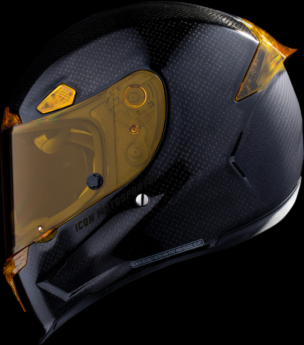 CASCO ICON AIRFRAME PRO CARBON 4TRESS AMARILLO - Imagen 8