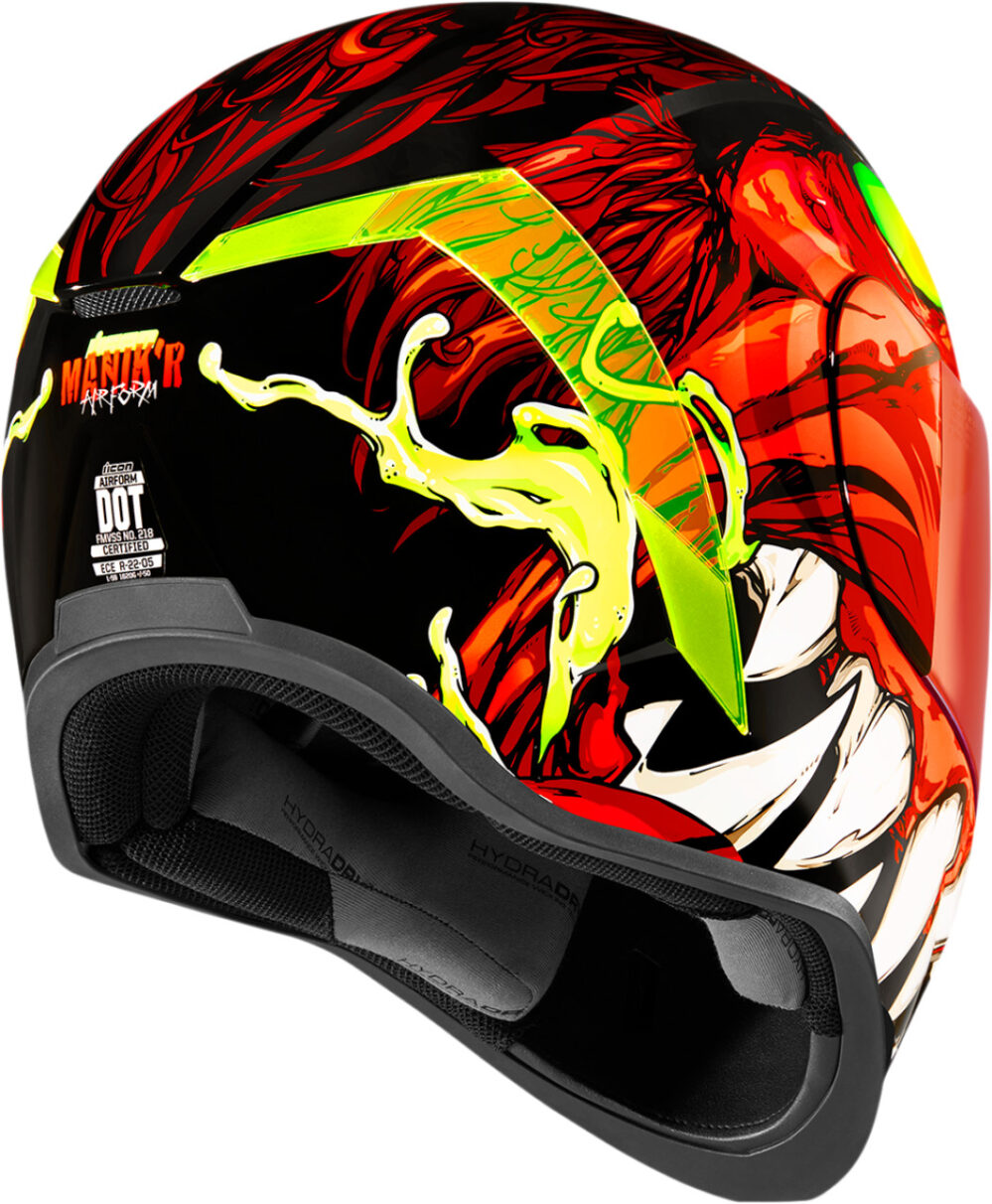 CASCO ICON AIRFORM MANICR ROJO - Imagen 4