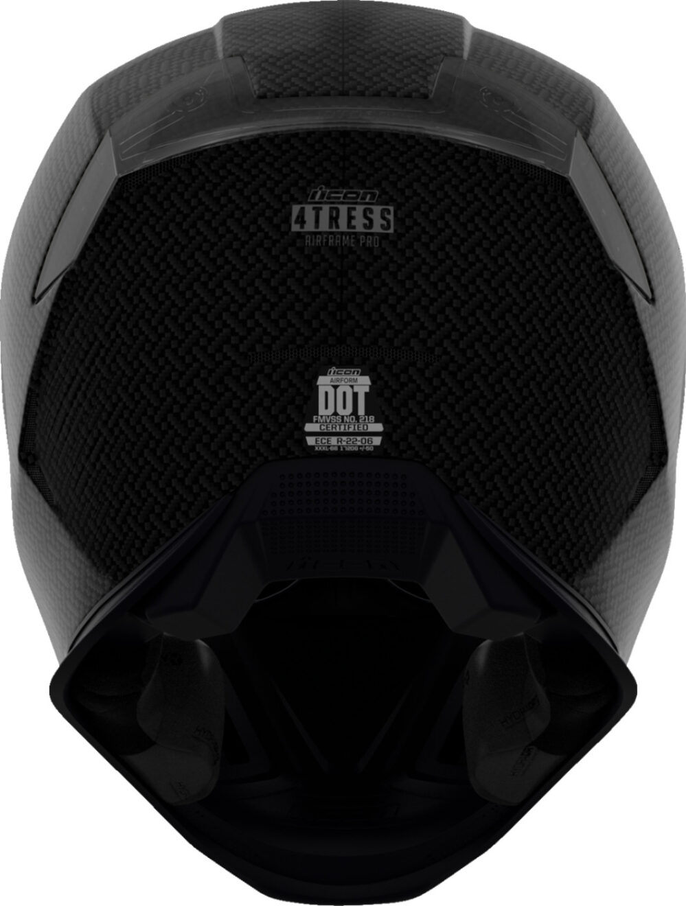 CASCO ICON AIRFRAME PRO CARBON 4TRESS NEGRO - Imagen 6
