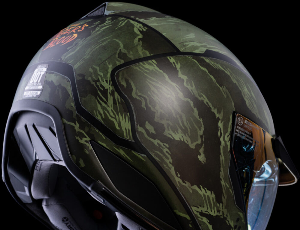 CASCO ICON DOMAIN TIGERBLOOD VERDE - Imagen 6