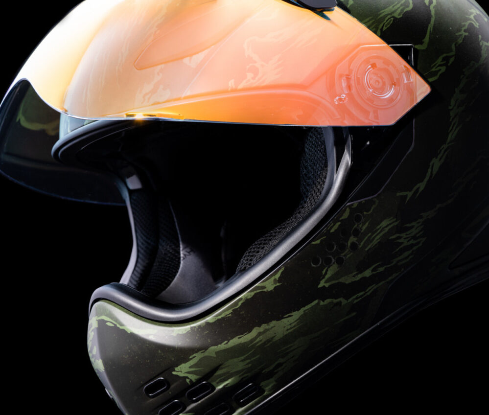 CASCO ICON DOMAIN TIGERBLOOD VERDE