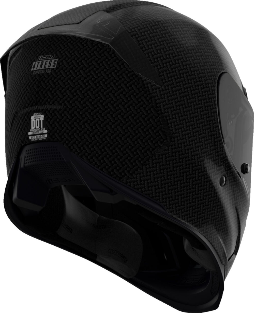 CASCO ICON AIRFRAME PRO CARBON 4TRESS NEGRO - Imagen 5