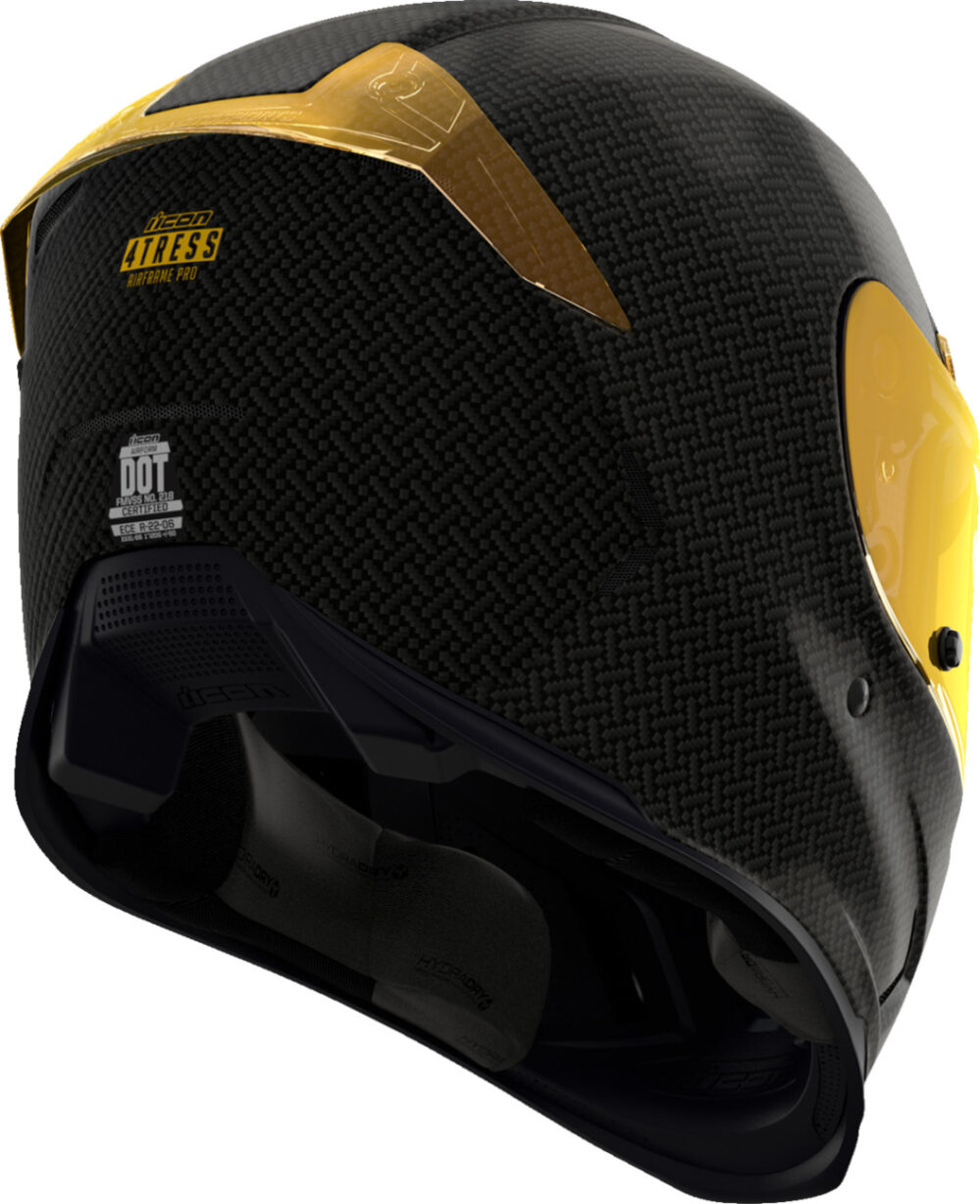 CASCO ICON AIRFRAME PRO CARBON 4TRESS AMARILLO - Imagen 3