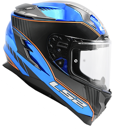 CASCO LS2 CHALLENGER GT EVO BOSS KROME AZUL BRILLANTE