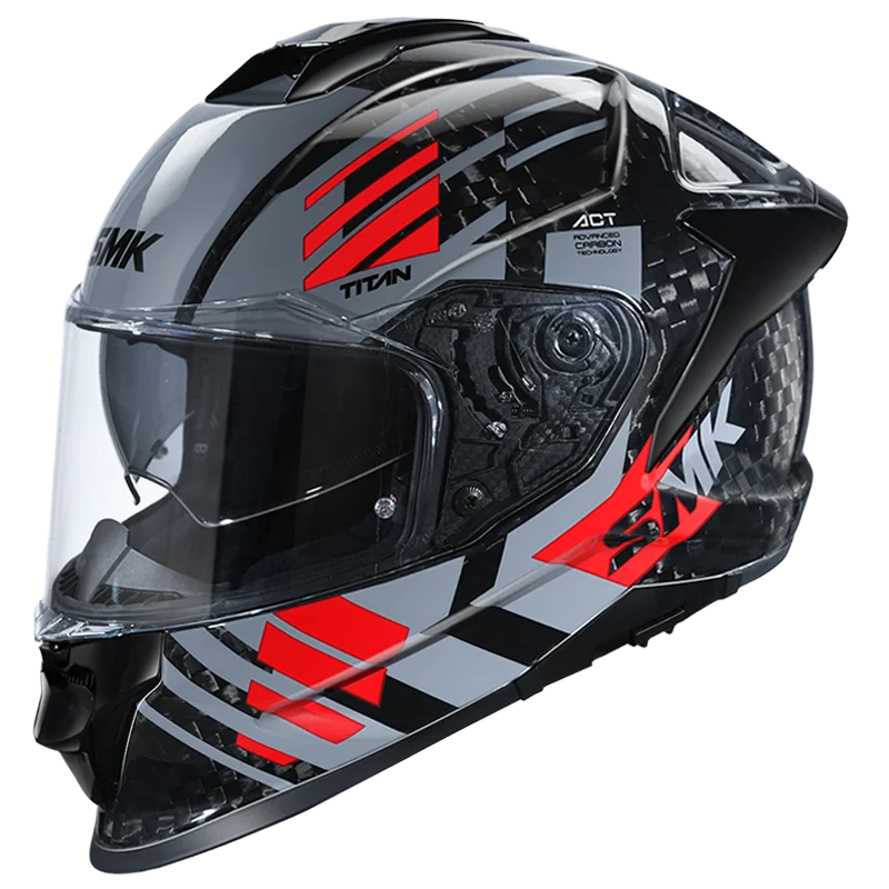 CASCO SMK TITAN CARBONO T-RACE GL-263