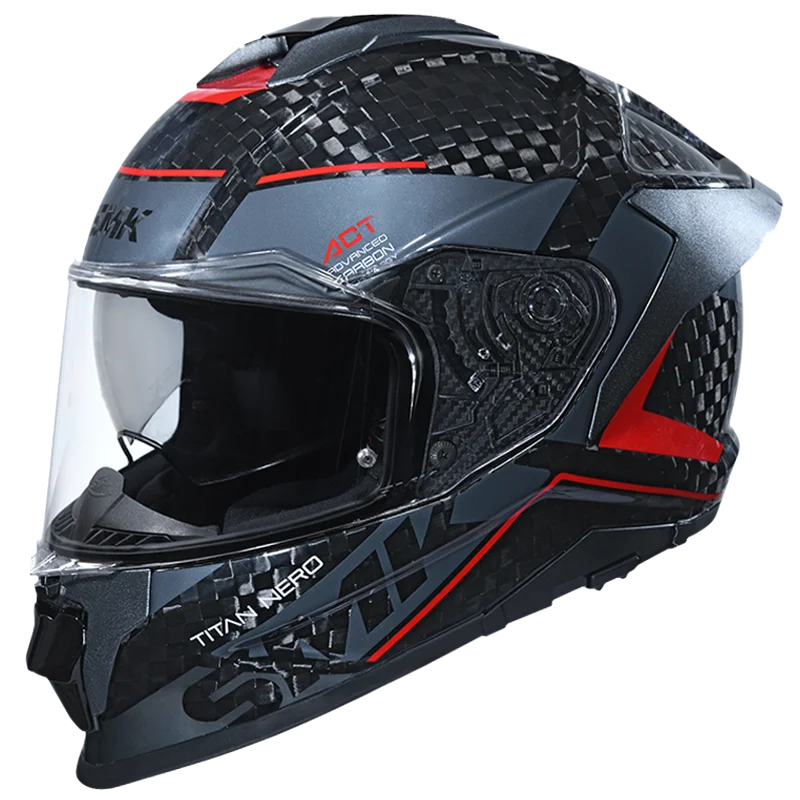 CASCO SMK TITAN CARBONO NERO GL-263