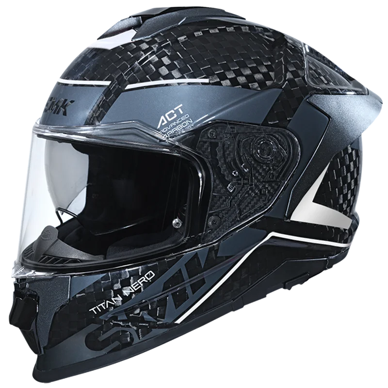 CASCO SMK TITAN CARBONO NERO GL-261