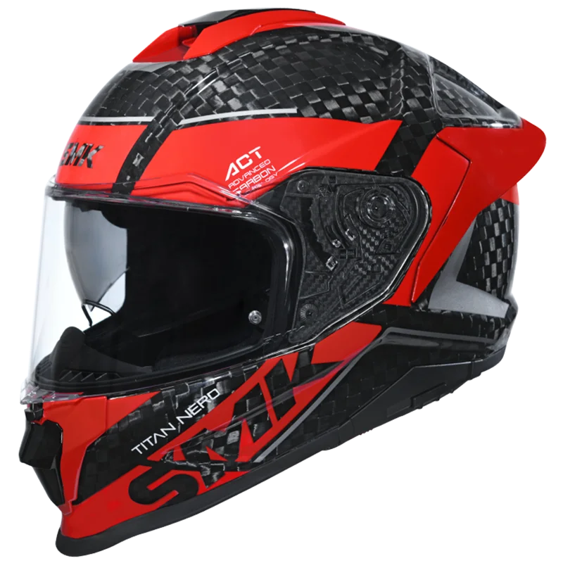 CASCO SMK TITAN CARBONO NERO GL-236