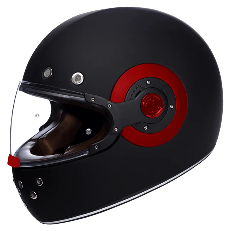 CASCO SMK RETRO SOLID MA-230 NEGRO