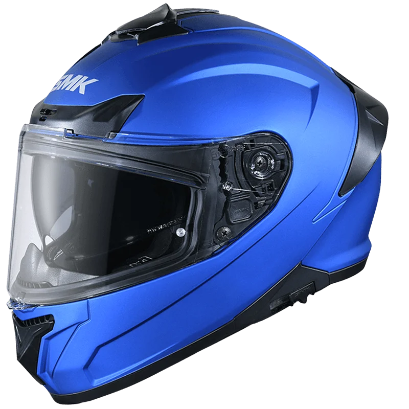 CASCO SMK TYPHOON SOLID MA-500 FLAME AZUL