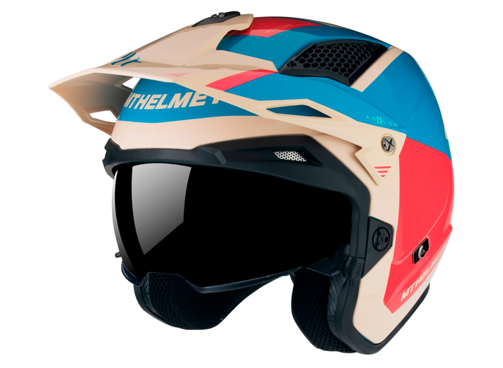 CASCO MT DISTRICT SV S ANALOG D7 AZUL BRILLO