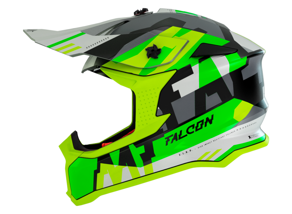 CASCO MT FALCON ARYA A4 AMARILLO FLUOR PERLA BRILLO - Imagen 2