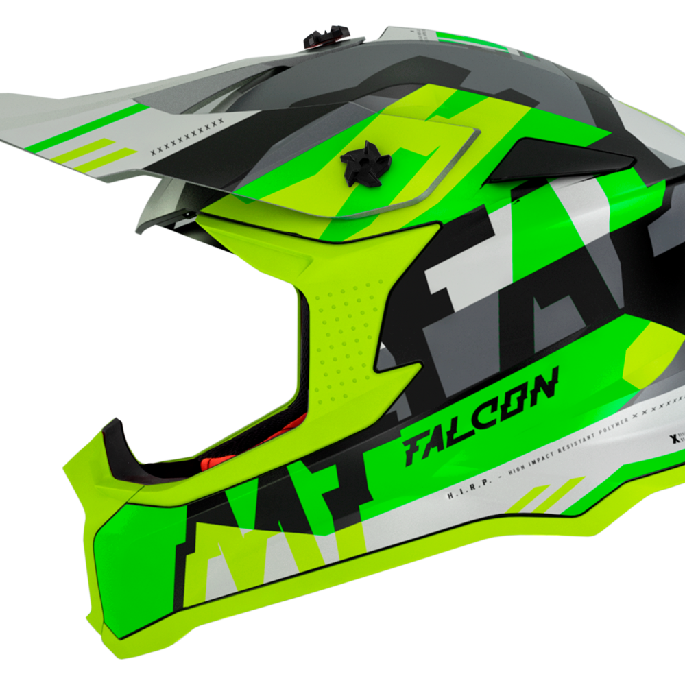 CASCO MT FALCON ARYA A4 AMARILLO FLUOR PERLA BRILLO