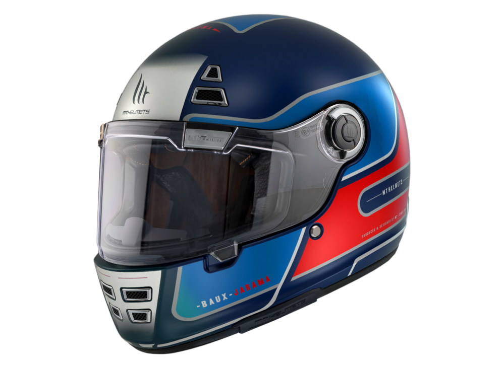 CASCO MT JARAMA BAUX D7 AZUL MATE