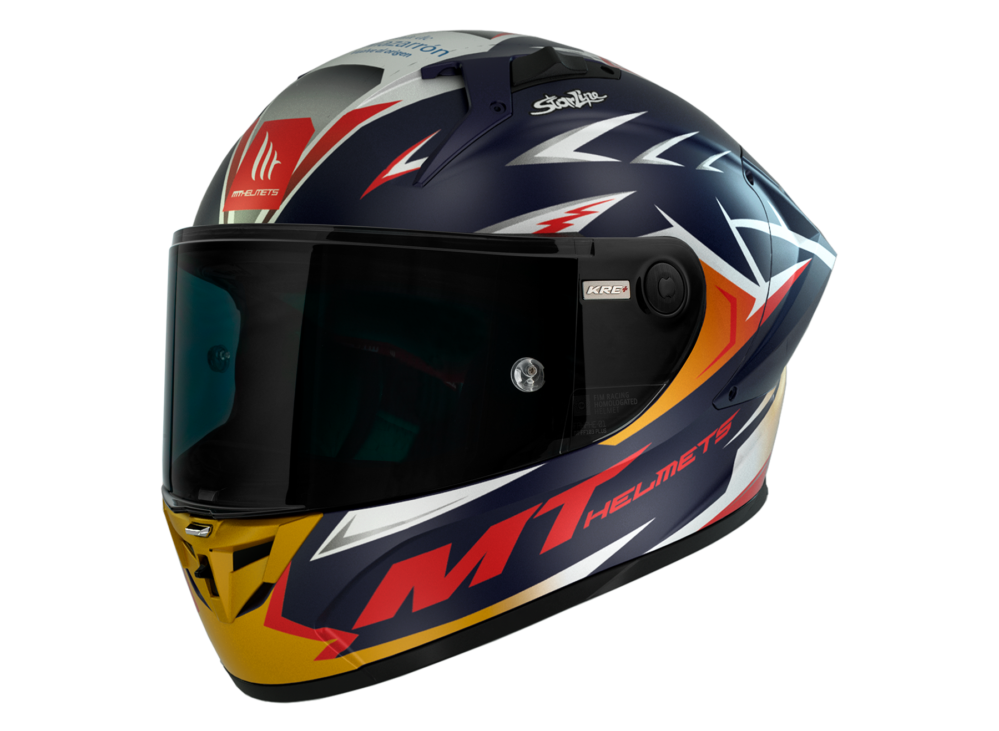 CASCO MT KRE+ CARBON ACOSTA A37 AZUL MATE