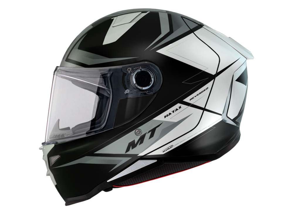 CASCO MT REVENGE 2 S HATAX B2 GRIS BRILLO - Imagen 2