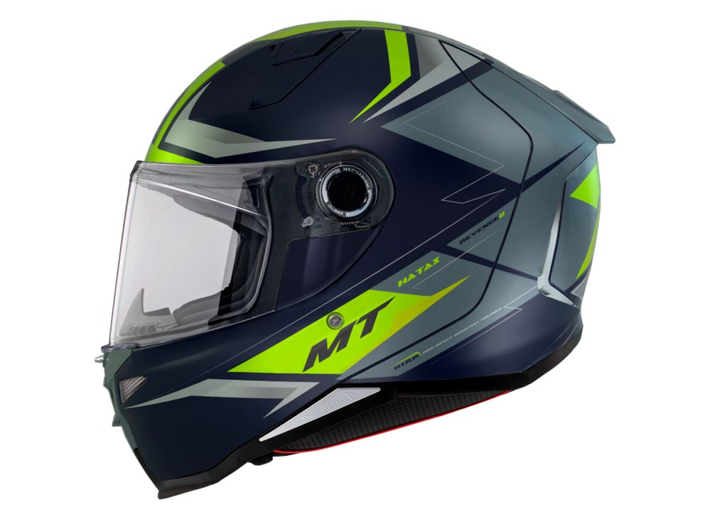 CASCO MT REVENGE 2 S HATAX C3 AMARILLO FLUOR MATE - Imagen 2