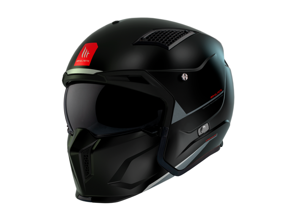 CASCO MT STREETFIGHTER SV S A1 NEGRO MATE