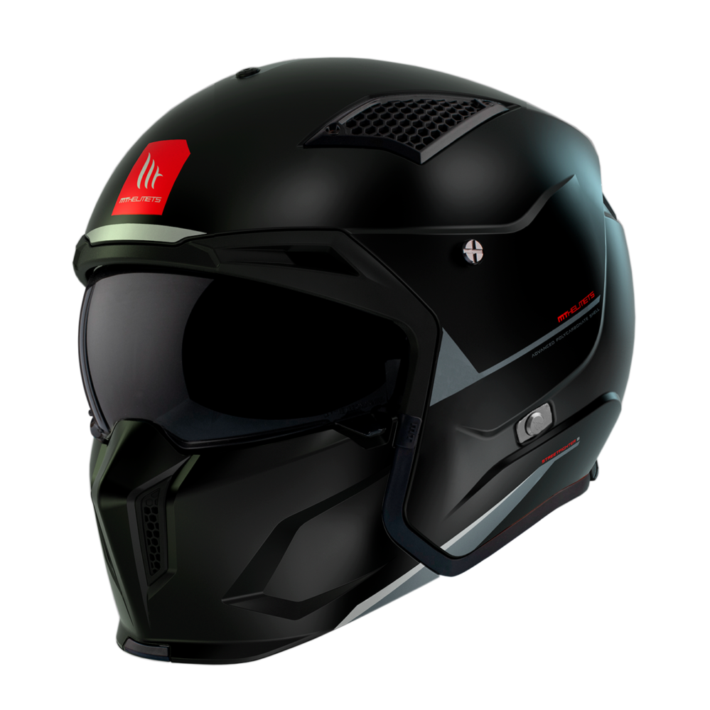 CASCO MT STREETFIGHTER SV S A1 NEGRO MATE