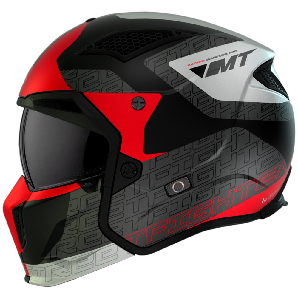 CASCO MT STREETFIGHTER SV S TOTEM B15 ROJO PERLA MATE