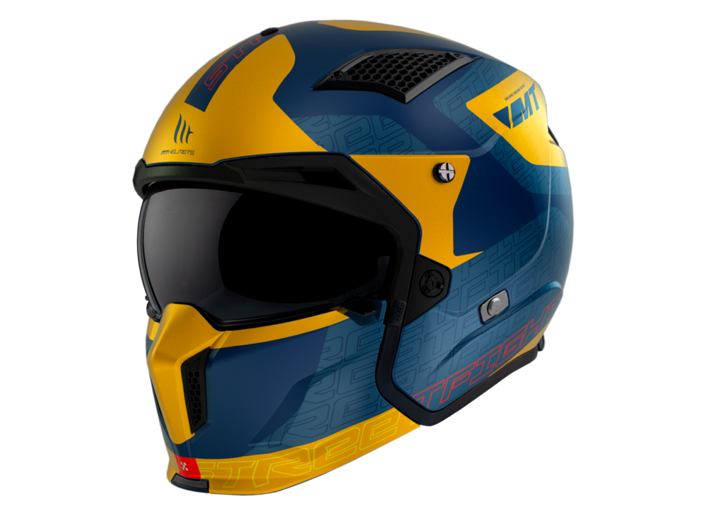 CASCO MT STREETFIGHTER SV S TOTEM C3 AMARILLO MATE