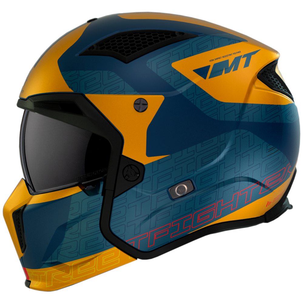 CASCO MT STREETFIGHTER SV S TOTEM C3 AMARILLO MATE