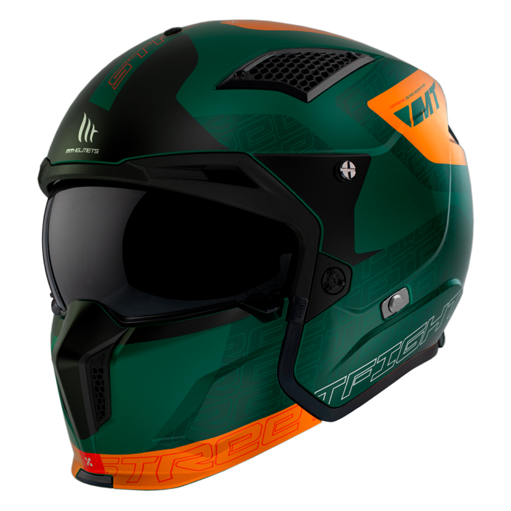 CASCO MT STREETFIGHTER SV S TOTEM C6 VERDE MATE