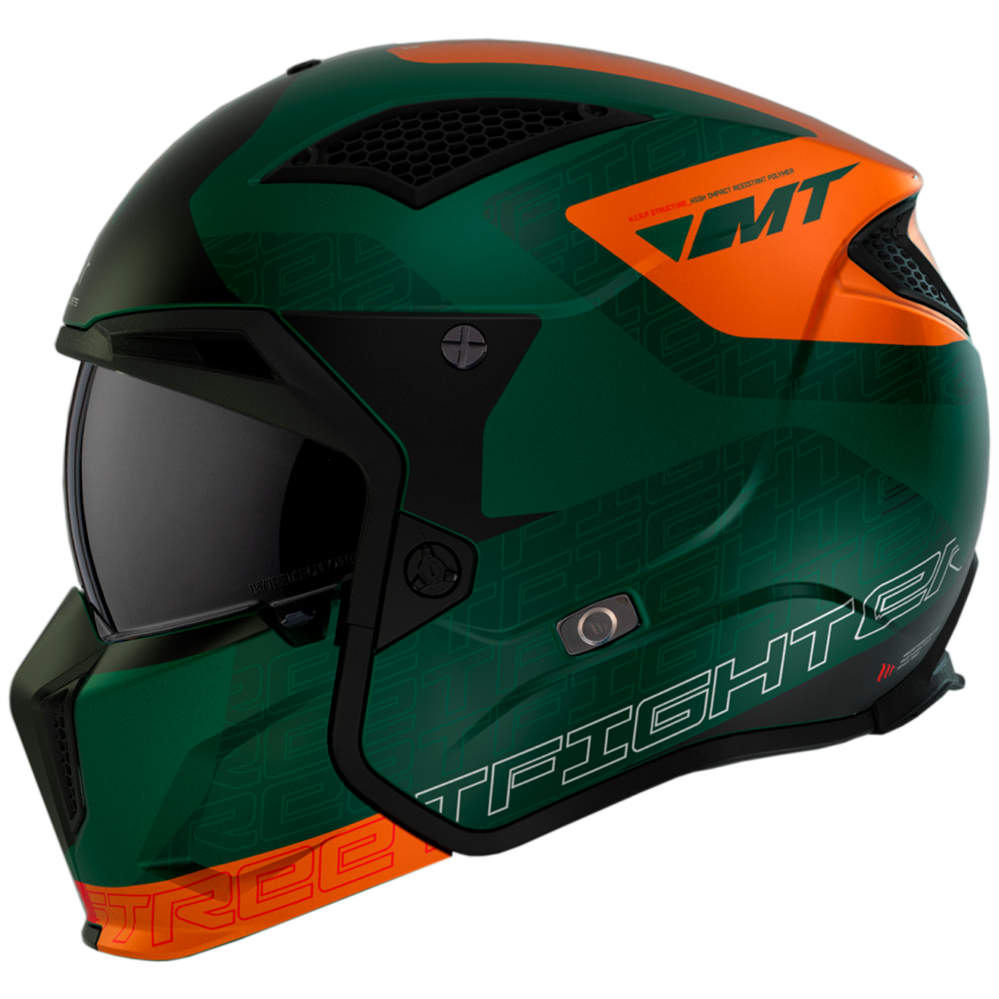 CASCO MT STREETFIGHTER SV S TOTEM C6 VERDE MATE