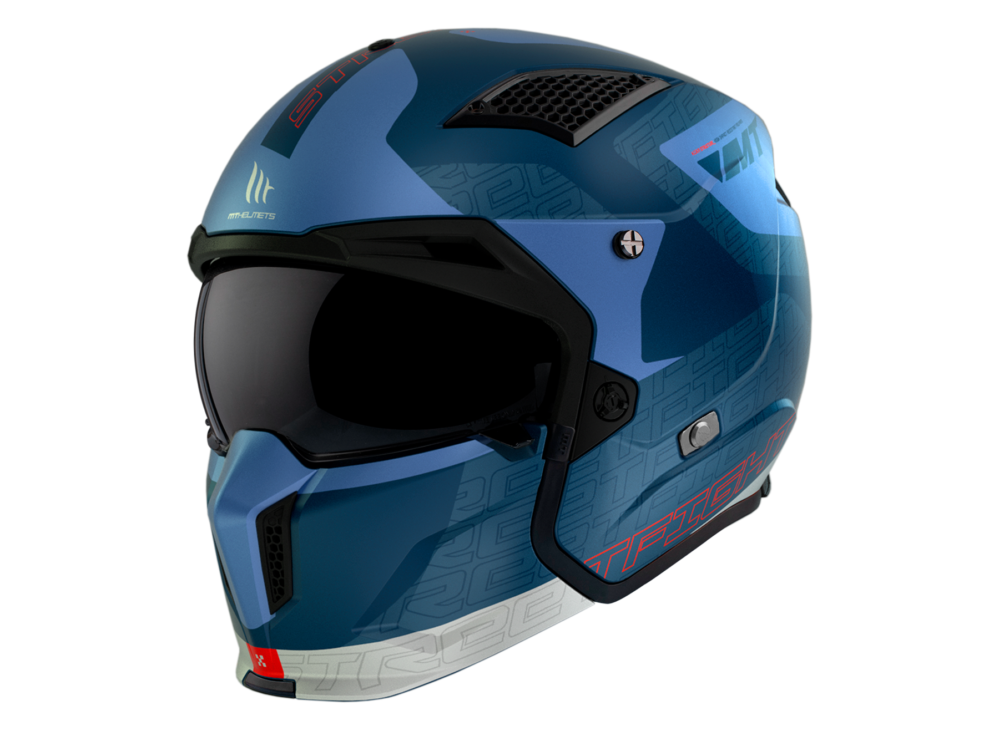 CASCO MT STREETFIGHTER SV S TOTEM C17 AZUL PERLA MATE