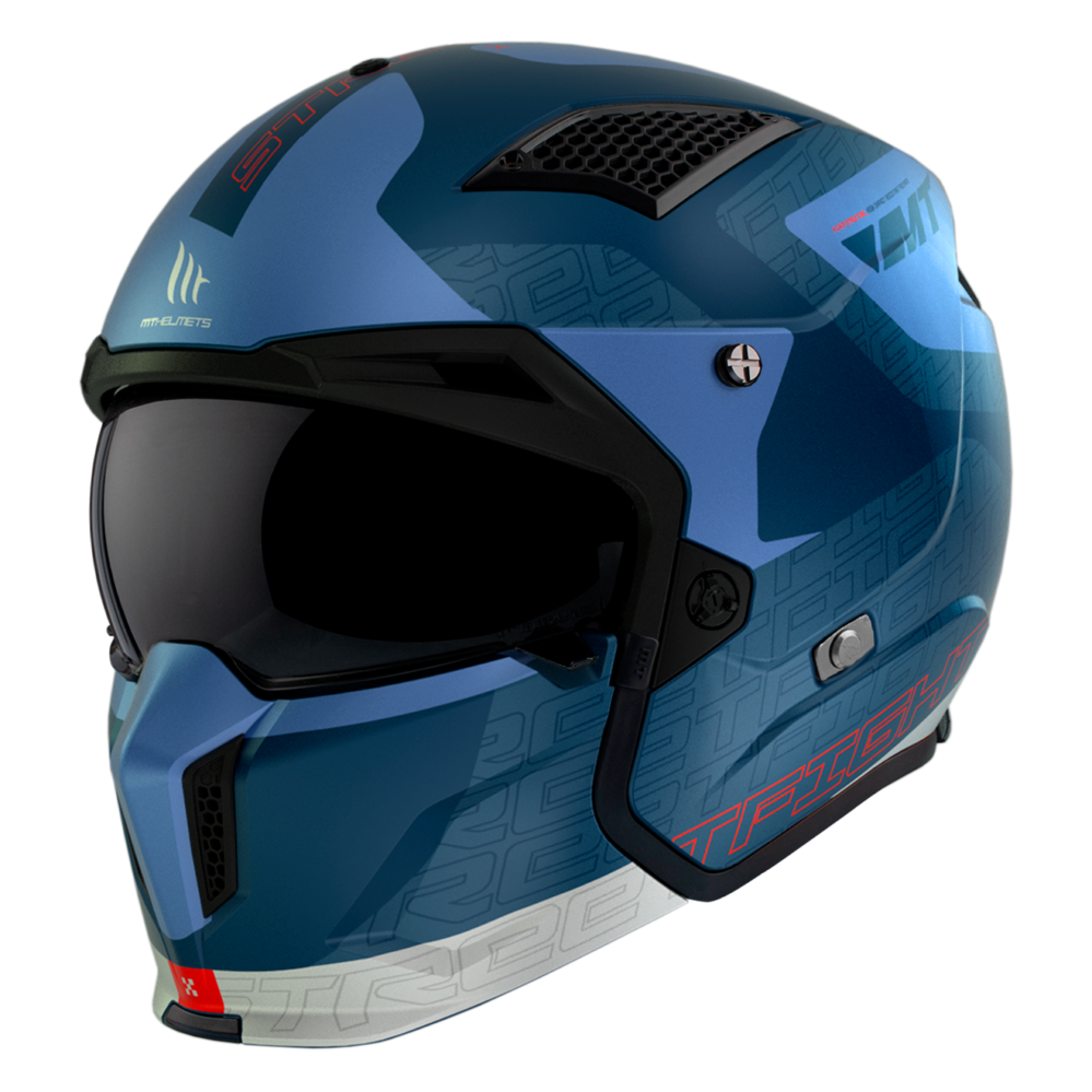 CASCO MT STREETFIGHTER SV S TOTEM C17 AZUL PERLA MATE